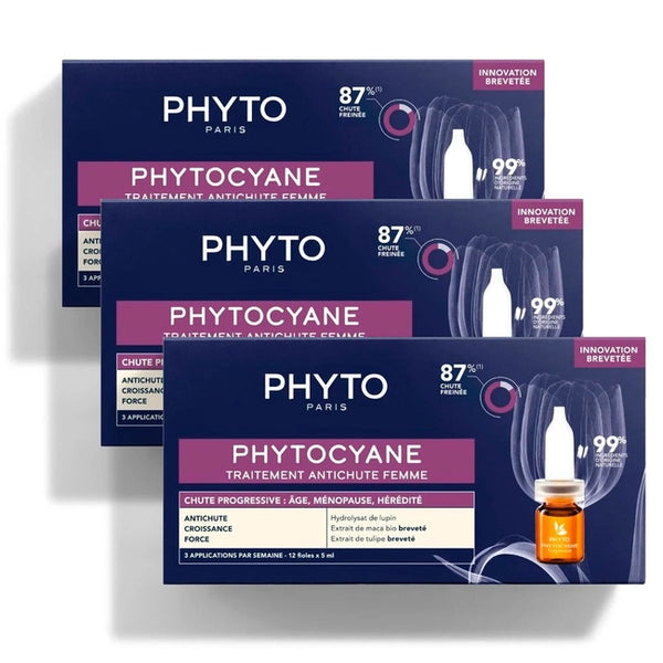 PHYTOCYANE ANTICAIDA MUJER PHYTO 12 AMPOLLAS EDAD, MENOPAUSIA, FACTORES HEREDITARIOS