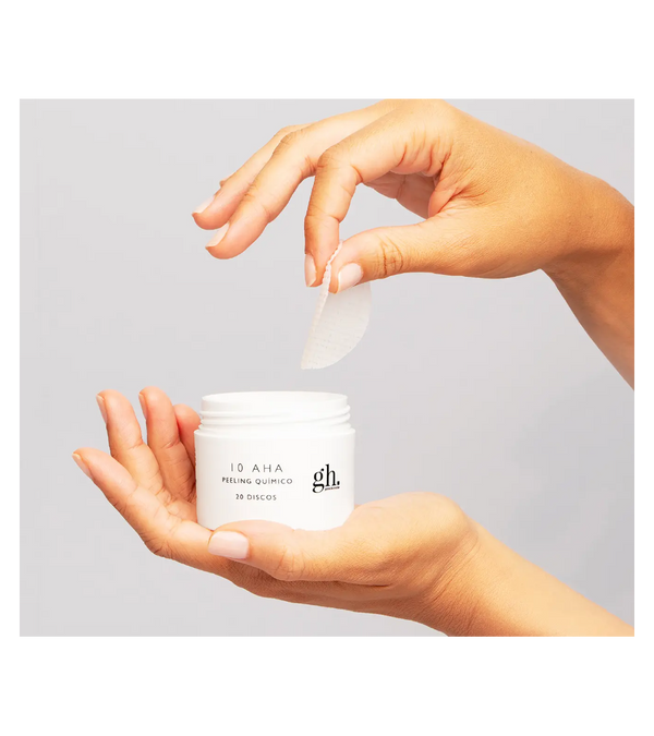 gh 10 AHA discos exfoliantes
