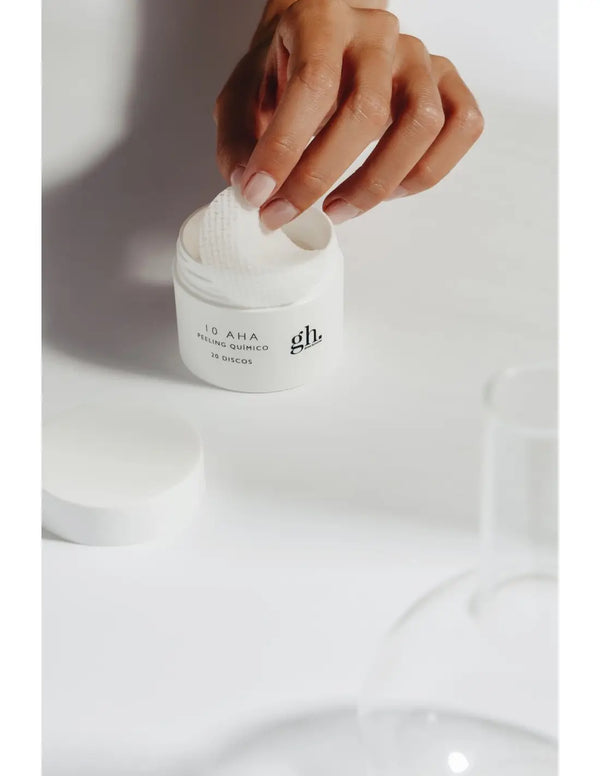 gh 10 AHA discos exfoliantes