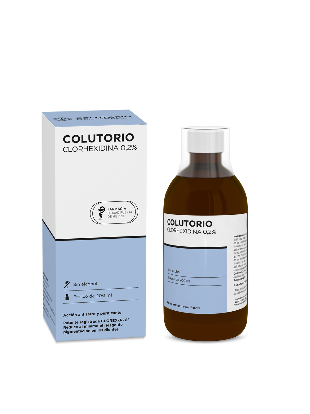 CLORHEXIDINA 0,2% Frasco de 200 ml