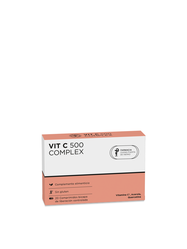 VIT C 500 COMPLEX 20 comprimidos bicapa de liberación controlada