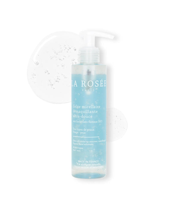 Gel micelar desmaquillante con hidrolatos florales BIO 195ml