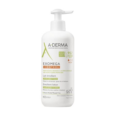 A-DERMA EXOMEGA CONTROL LECHE EMOLIENTE 400 ml